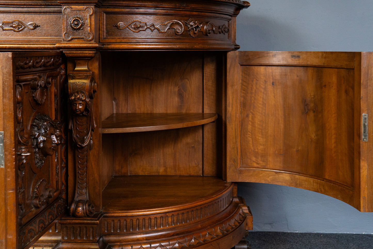 Antik Buffet Anrichte Schrank Regal Vintage Kommode MÖBLINGER 2501_1604