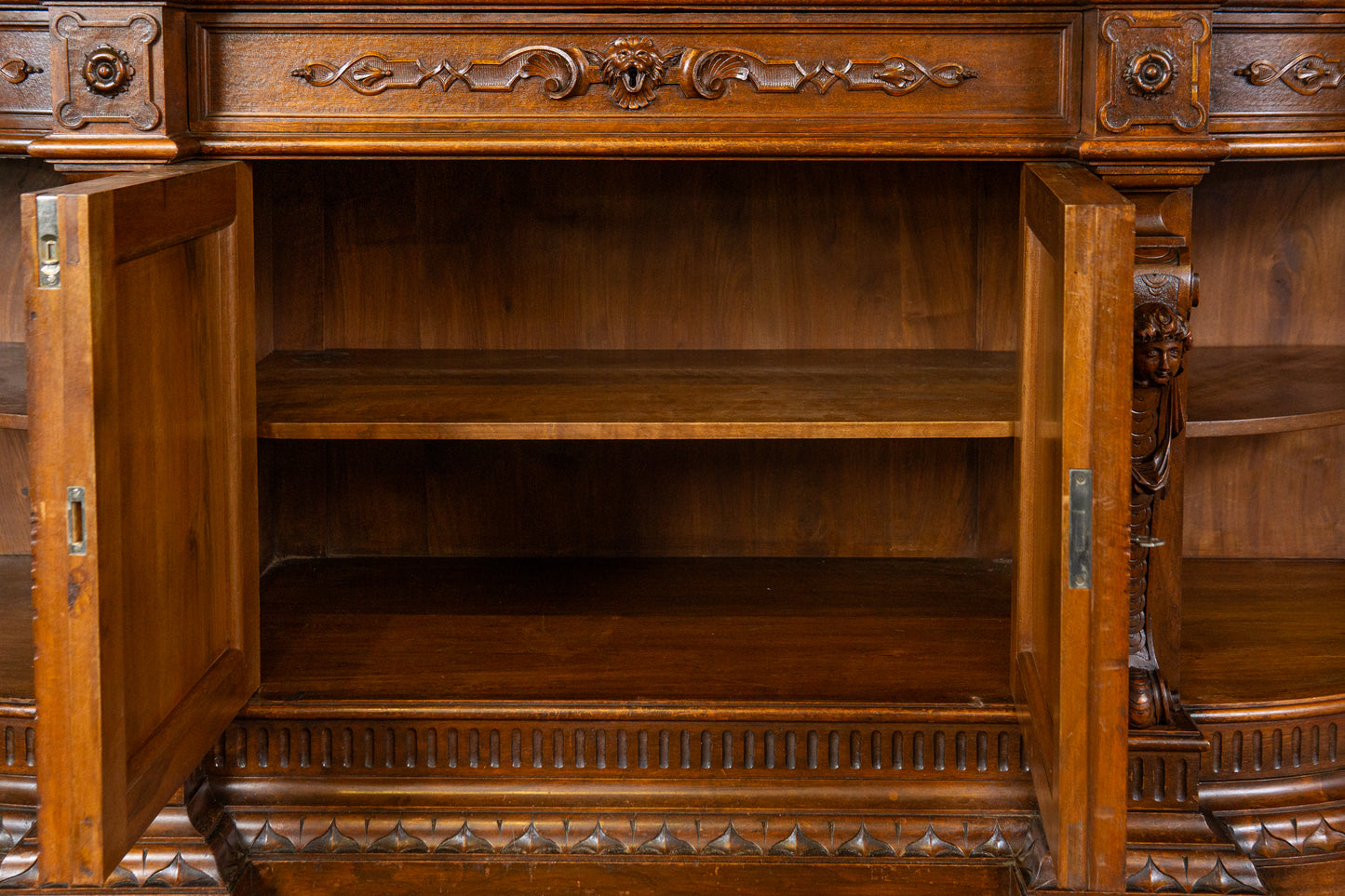 Antik Buffet Anrichte Schrank Regal Vintage Kommode MÖBLINGER 2501_1604