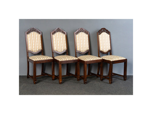 4er Set Stühle Stuhl Sessel Tisch Vintage Alt Antik MÖBLINGER 2504_0301
