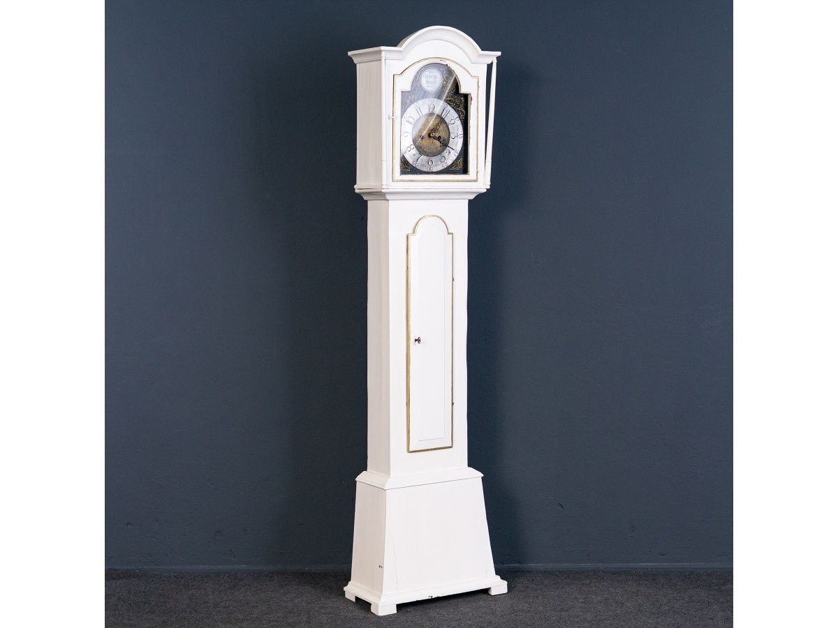 Standuhr Clock Zeit Time Wohnzimmer Uhr Kasten Antik Alt 2308_2401
