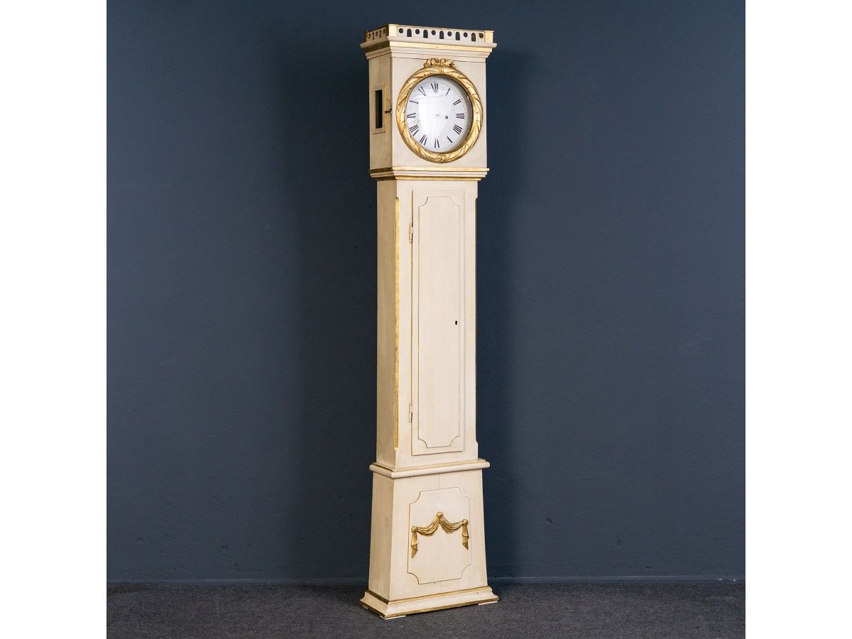 Bornholmer Standuhr Gong Clock Zeit Time Uhr Kasten Alt 2308_2402