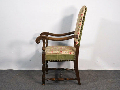 Armlehnsessel Barock-Stil Stuhl Sofa Polster Alt Antik