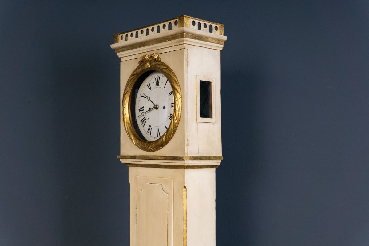 Bornholmer Standuhr Gong Clock Zeit Time Uhr Kasten Alt 2308_2402