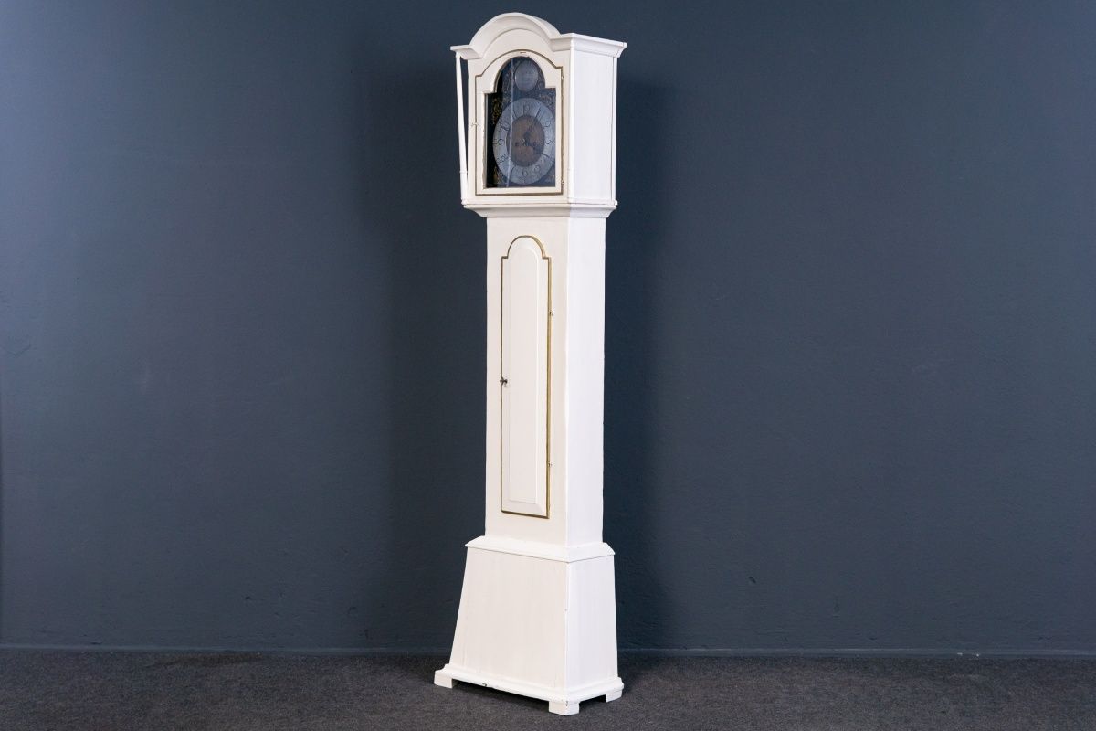 Standuhr Clock Zeit Time Wohnzimmer Uhr Kasten Antik Alt 2308_2401