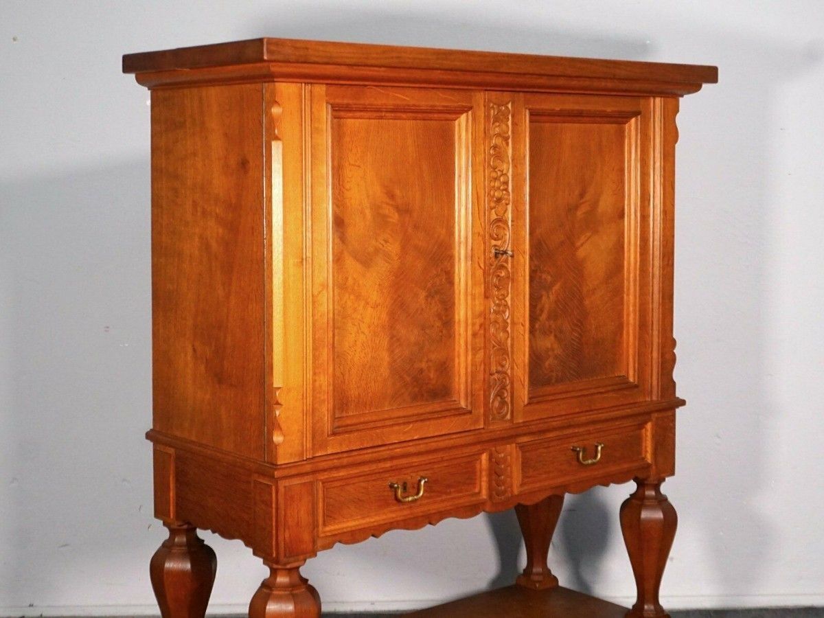 Stollenschrank 30er Bar Sideboard Kommode Alt Antik